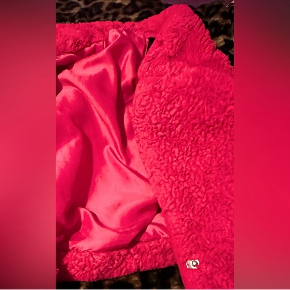 Fur pink jacket - Picture 3 of 3